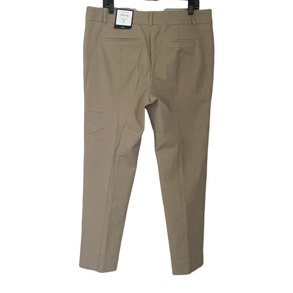 NWT Charter Club Womens Slim Leg Newport Sedona Dust Full Length Pants Size 14 - Picture 2 of 11